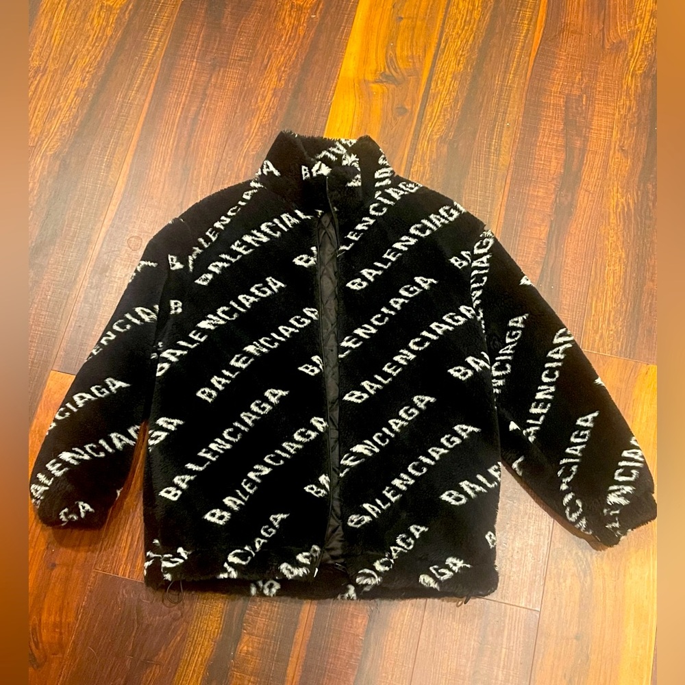 Balenciaga Faux Fur Jacket
